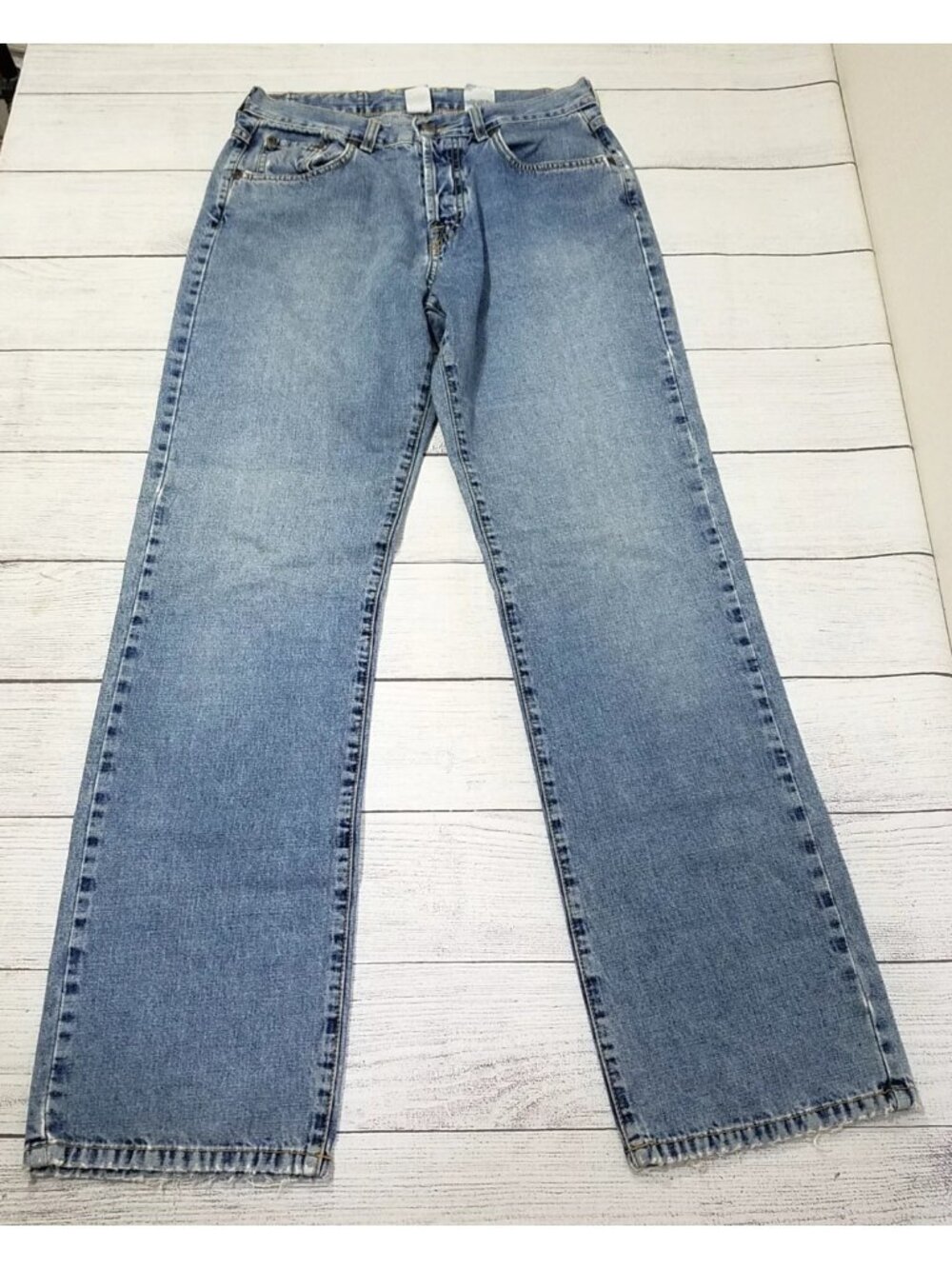 Lucky Brand Dungarees Jeans Womens Size 8/29 Made in USA Button Fly